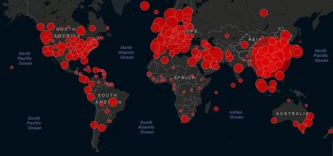 Milyonların takip ettiği koronavirüs haritasına Türk imzası