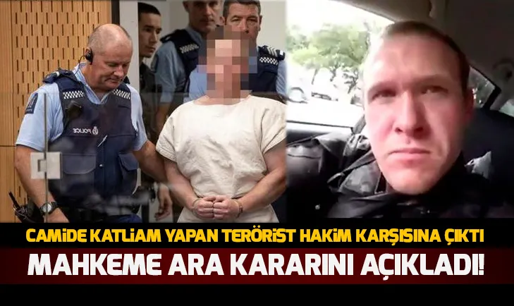 Yeni Zelandada camiye saldıran terörist Brenton Tarrantın saldırı sonrası görüntüleri ortaya çıktı