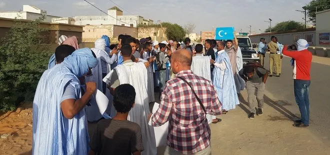 Moritanya’da Uygur Türklerine yönelik hak ihlallerine protesto