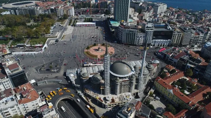 Taksim Camii’nin içi ilk kez görüntülendi! İşte fotoğraflar...