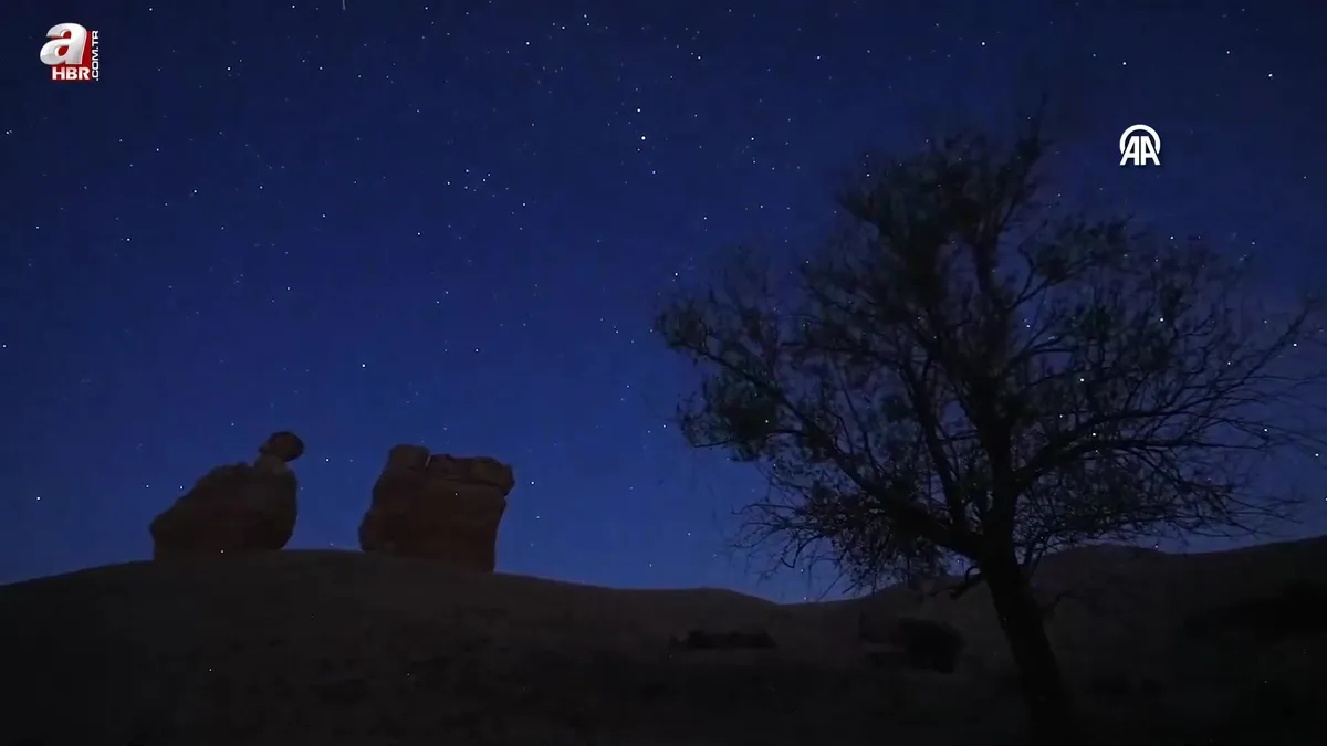 Perseid meteor yağmuru görüntülendi