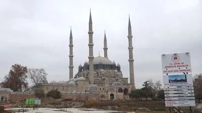 Selimiye Camii’nde restorasyon