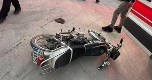 Karapınar’da motosiklet ile otomobil çarpıştı: 2 yaralı