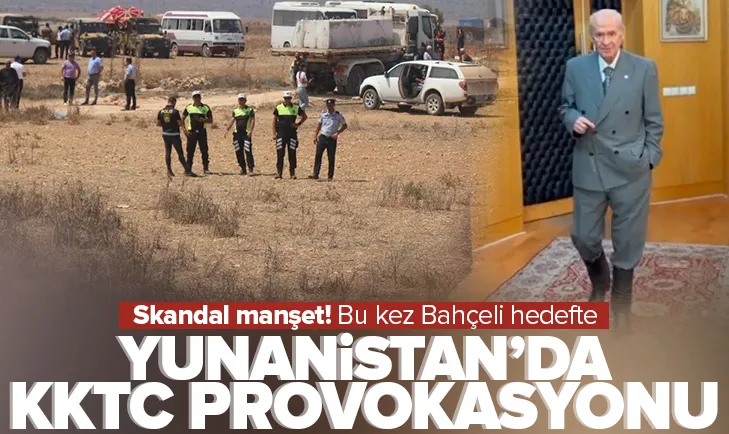 Yunanistan’da KKTC provokasyonu! Skandal