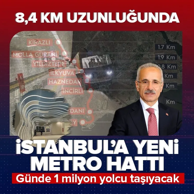 İstanbul’a bir yeni metro daha!