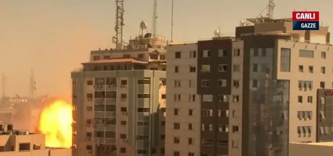 Son dakika | İsrail Gazze’de bulunan medya binasını vurdu! Hamas’tan sert yanıt: Hamlemizi beklesinler
