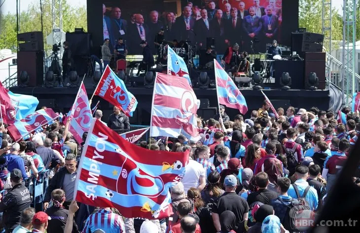 Şampiyon Trabzonspor için Yenikapı’da büyük kutlama