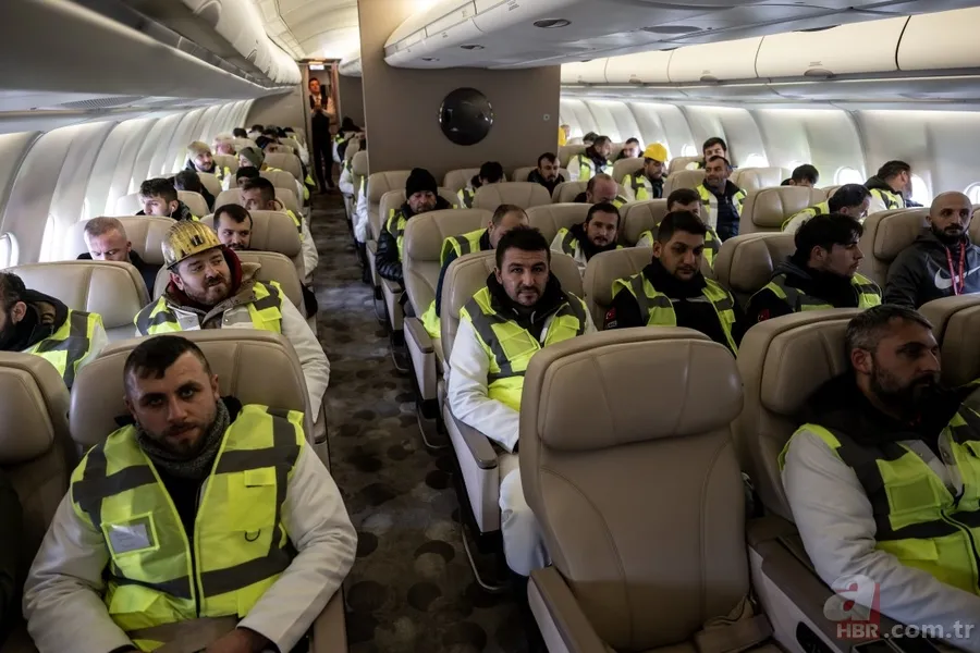 Cumhurbaşkanlığına ait uçak madencileri deprem bölgesine götürdü: "Bir can bir candır bizim için" 2