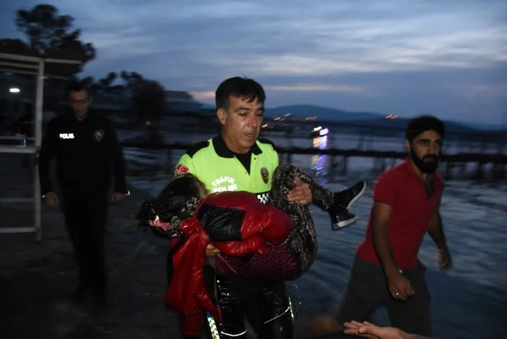Bodrum’da facia! Göçmenleri taşıyan tekne battı