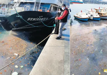 Son dakika: İstanbul Boğazı'nda utanç verici görüntüler! Endişe verici boyuta ulaştı