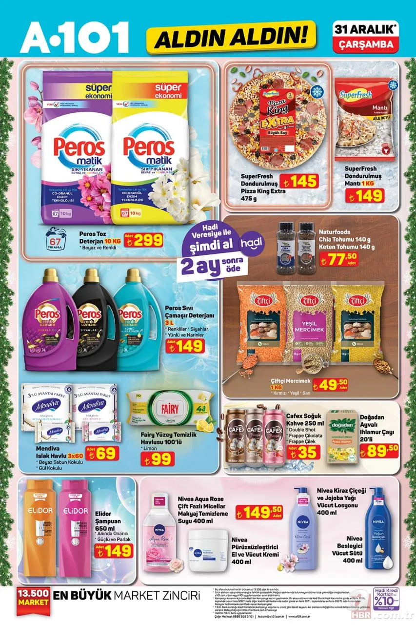 A101’de yılın son fırsatı! 31 Aralık aktüel listesi yayımlandı: Hangi ürünler indirimde? 3