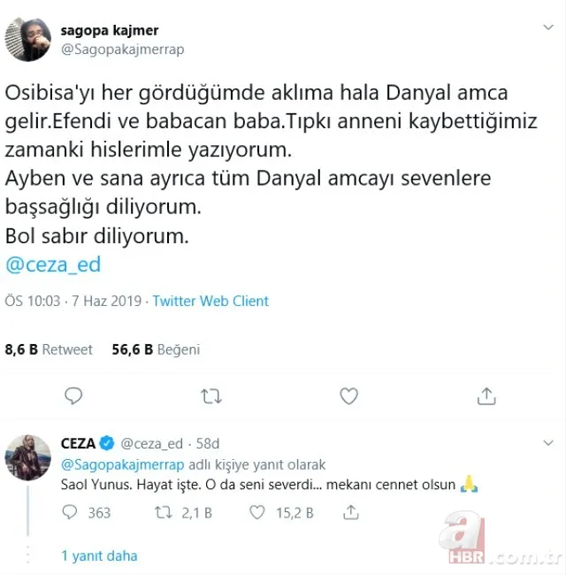 Barışıyorlar mı? Ceza’dan Sagopa Kajmer’e cevap geldi 3