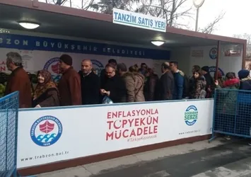 Trabzon'da tanzim satış noktası açıldı