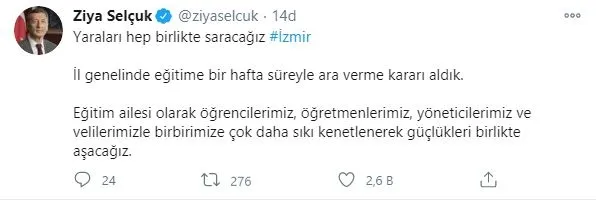 Son dakika: İzmir'de eğitime 1 hafta ara verildi! - 1