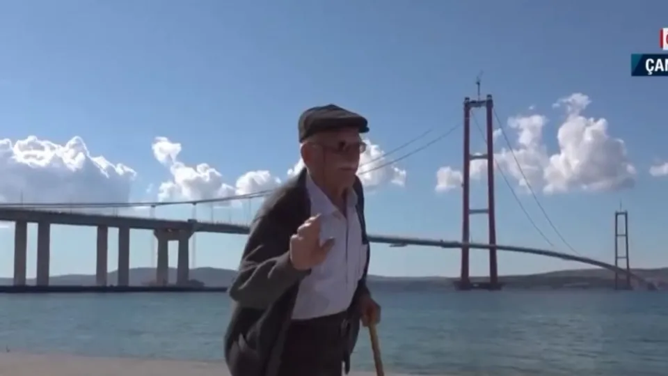 Hasan amcanın isteği gerçekleşti! İşte Çanakkale Köprüsü’ne yolculuğu!