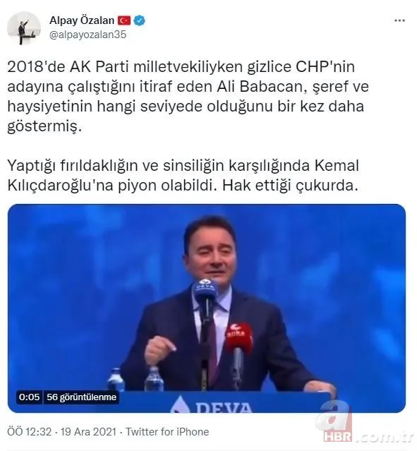 Ali Babacan’dan Türkiye ve Başkan Erdoğan hakkında skandal sözler - SON DAKİKA