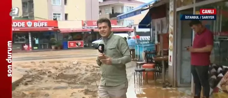 A Haber ekipleri bölgede! İstanbul çamur içinde