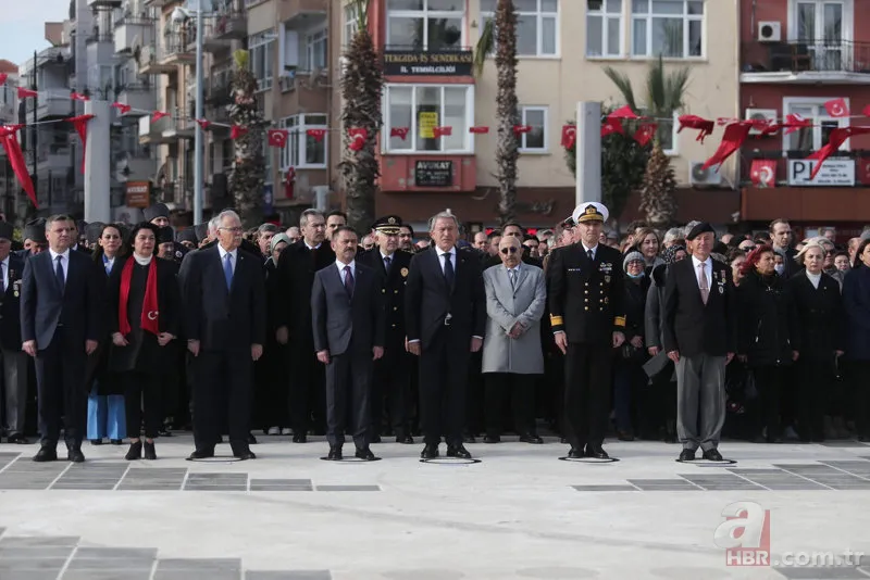 Çanakkale Zaferi'nin 108. yıl dönümü! "Çanakkale geçilmez" yazılı altın madalya Türk bayrağına takıldı 14
