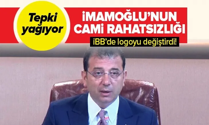 Ekrem İmamoğlu’nun cami rahatsızlığı! İBB TV’nin logosunu değiştirdi