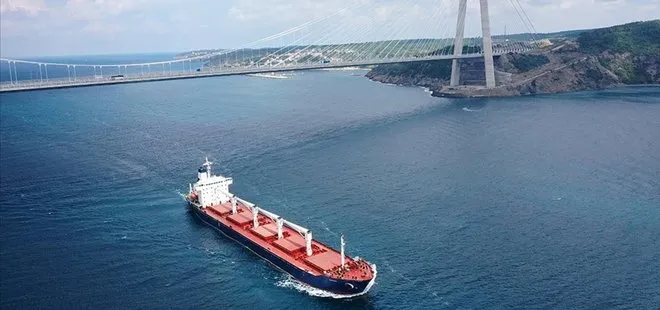 Ukrayna’dan tahıl alacak gemi İstanbul’dan hareket etti