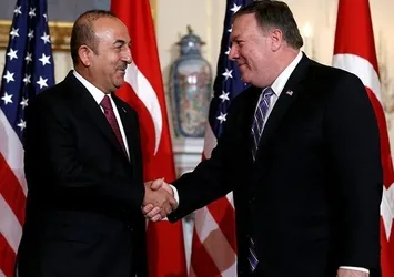 Çavuşoğlu Pompeo ile görüştü