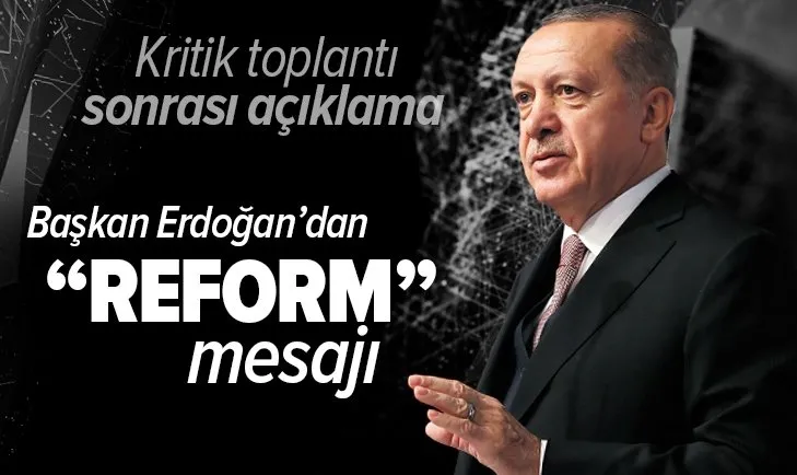 Son dakika: Külliye'de Yüskek İstişare Kurulu toplandı! Başkan Erdoğan: Daha güçlü demokrasi için reformları sürdüreceğiz
