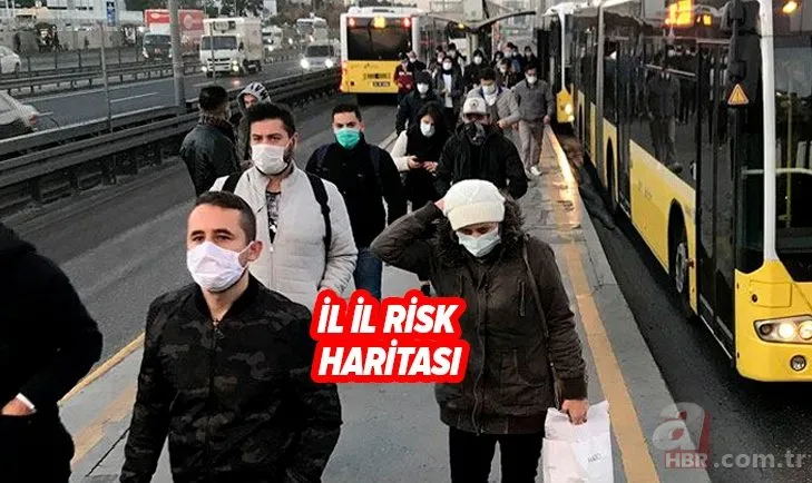 Türkiye’nin 81 ilinde koronavirüs renk haritası değişti! En yüksek riskli iller açıklandı! İşte şehirlerin risk durumu