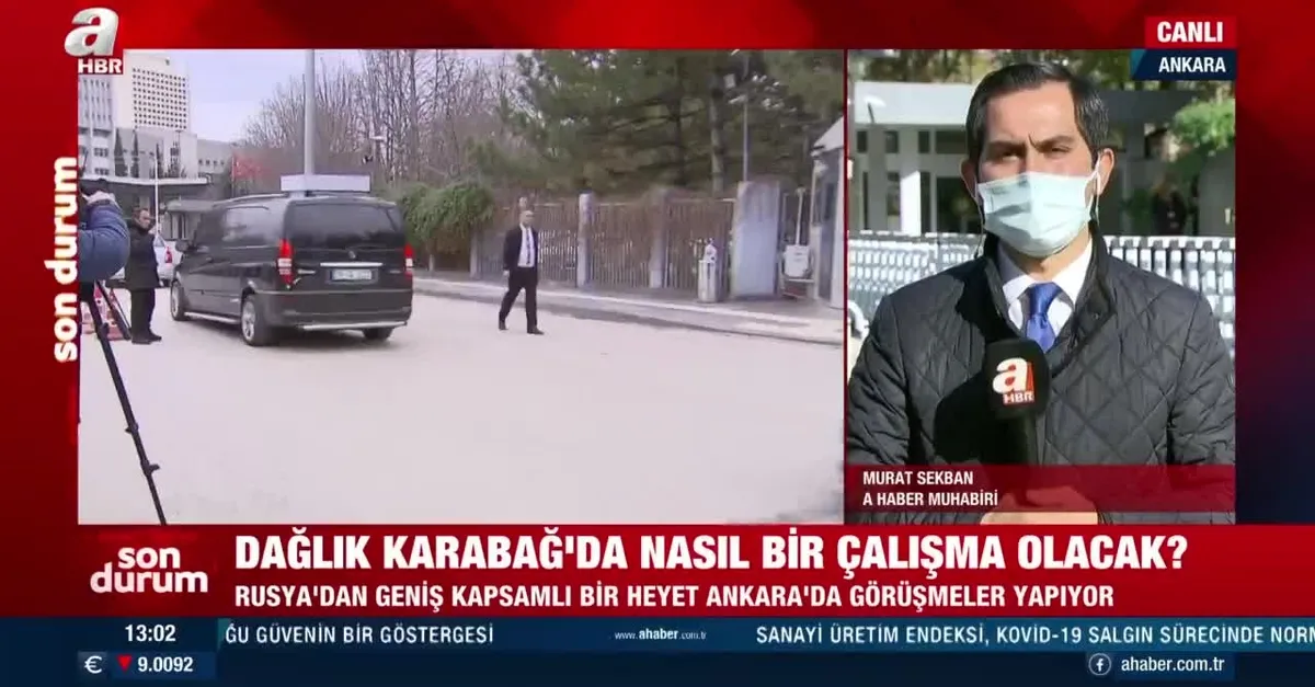 Rus heyet Dağlık Karabağ için Ankara'da
