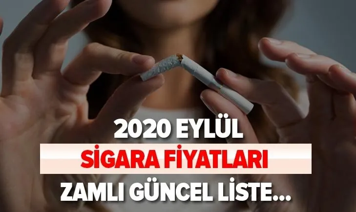 Sigara fiyatları zamlı güncel liste! 25 Eylül Marlboro, Winston, Kent, Camel, Rothmans, Parliament fiyatları...