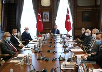 Son dakika: Cumhurbaşkanlığı Yüksek İstişare Kurulu Başkan Erdoğan başkanlığında toplandı