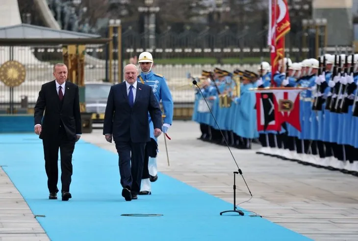 Başkan Erdoğan, Belarus Cumhurbaşkanı Lukashenko’yu böyle karşıladı