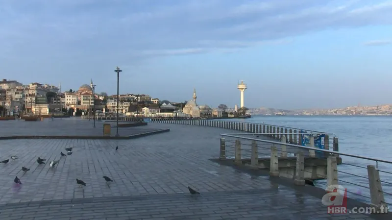 İstanbul adeta sessizliğe gömüldü! Bu sabah dikkat çeken kareler 1