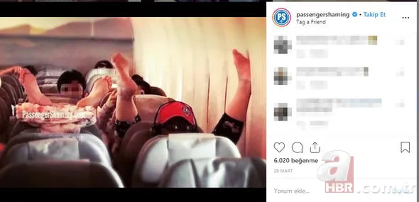 Son dakika: Uçakta akılalmaz olay! Saçından tutup yaka paça attılar 13