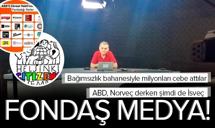 Fondaş medya ABD ve Norveç’ten sonra İsveç’ten de milyonlarca dolar almış