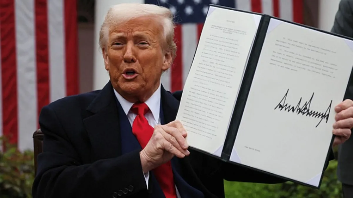 Trump dünyaya vergi yağdırdı! AB'ye yüzde 20, Çin'e yüzde 34 | Dikkat çeken Türkiye oranı