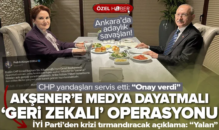 Akşener’e medya dayatmalı operasyon
