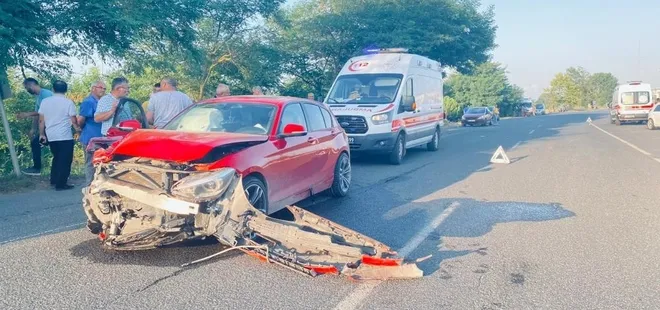 Ordu’da trafik kazası: 1'i polis 3 yaralı