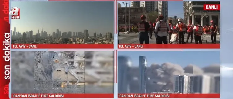 Tel Aviv'e füze yağdı... Katil İsrail'de büyük yıkım! A Haber'de çarpıcı sözler: 'Demir Kubbe' efsanesi kestane oldu
