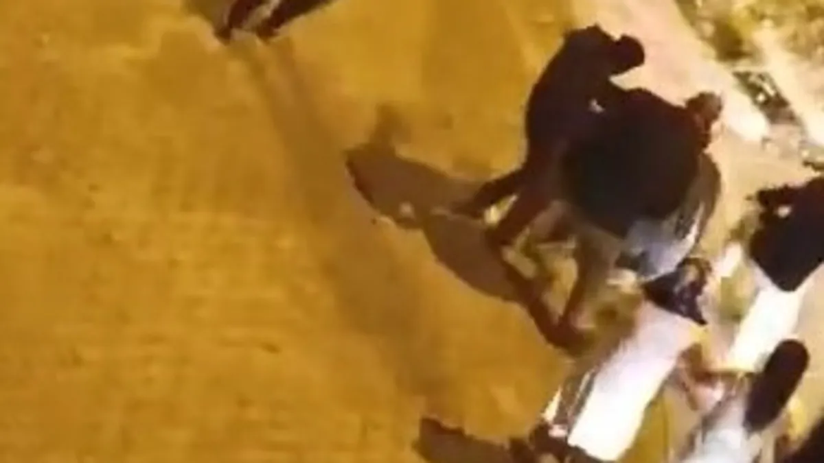 Elazığ'da iki grup arasında kavga: Tekme ve yumruklar havada uçuştu