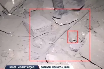 İşte teröristlerin araçlarla ilerlediği tüneller! A Haber YPG'nin mühimmat deposuna girdi