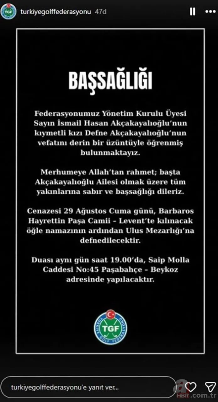 Defne Akçakayalıoğlu kimdir? Hasan Akçakayalıoğlu'nun kızı Defne Akçakayalıoğlu kaç yaşındaydı, aslen nereli? 2