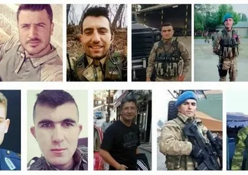 Afrin şehitlerinin kimlikleri belli oldu