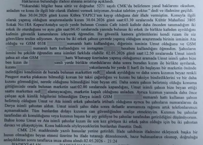 Babanın dilekçesi (AHABER)
