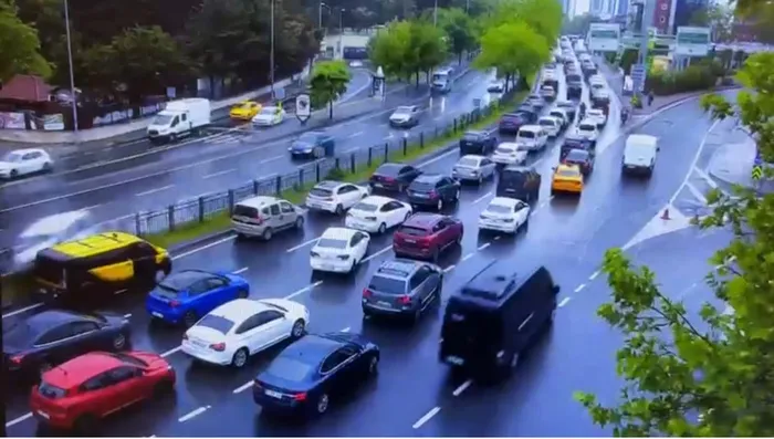 Beşiktaş'taki feci zincirleme kazanın görüntüleri ortaya çıktı - 1