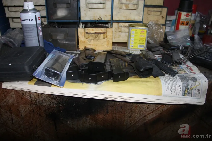 Pendik'te tabanca imalathanesine baskın 6