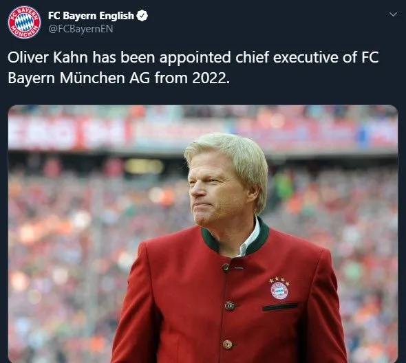 Oliver Kahn geri dönüyor!