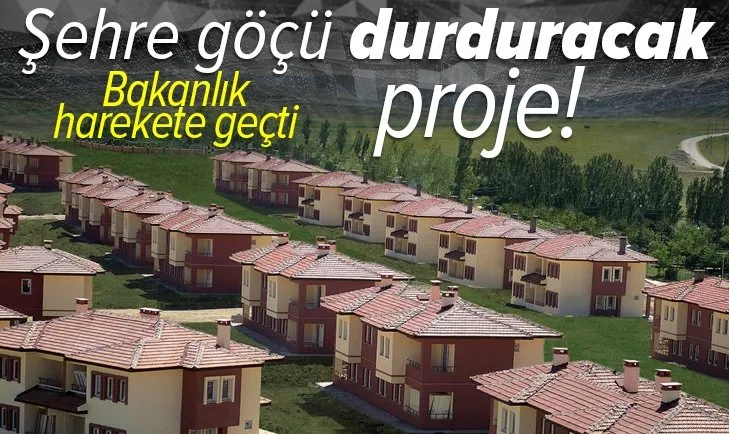 Son dakika: Çevre ve Şehircilik Bakanlığı düğmeye bastı! Şehre göçü durduracak proje: Tarımköy