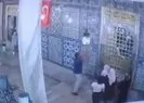 Eyüp Sultan’a çirkin saldırı kamerada