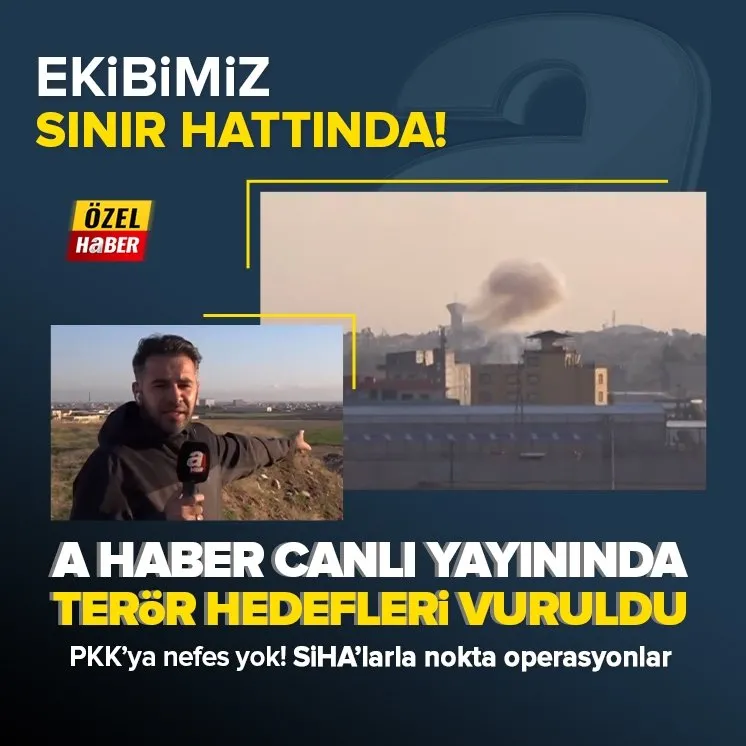 PKK’nın enerji tesisleri vuruluyor