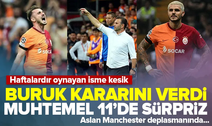United deplasmanında bambaşka bir ilk 11!
